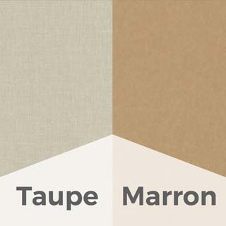 Papier peint de couleur taupe et marron